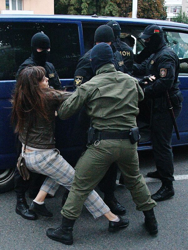 Два протеста у Минску: За Колесњикову и за Лукашенка Два протеста у Минску: За Колесњикову и за Лукашенка - Sputnik Србија