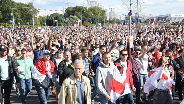 Demonstracije u Minsku - Sputnik Srbija