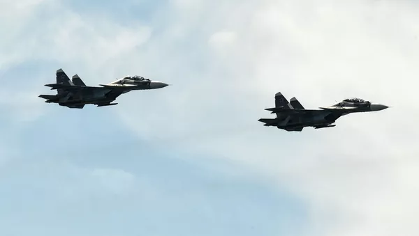 Višenamenski lovci Su-30SM  - Sputnik Srbija