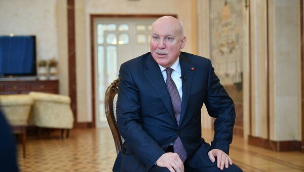 Ambasador Rusije u Belorusiji Dmitrij Mezencev - Sputnik Srbija