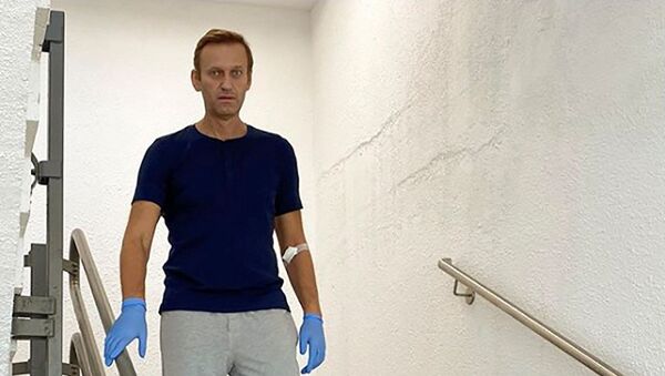 Ruski bloger i opozicionar Aleksej Navaljni u berlinskoj klinici Šarite - Sputnik Srbija