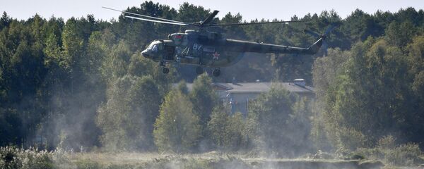 Helikopter Mi-8 na vojnim vežbama Slovensko bratstvo 2020 - Sputnik Srbija