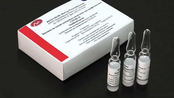 Vakcina centra Vektor protiv virusa korona EpiVakKorona - Sputnik Srbija