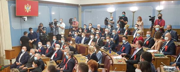 Poslanici u Skupštini Crne Gore. Poslanici u Skupštini Crne Gore. - Sputnik Srbija