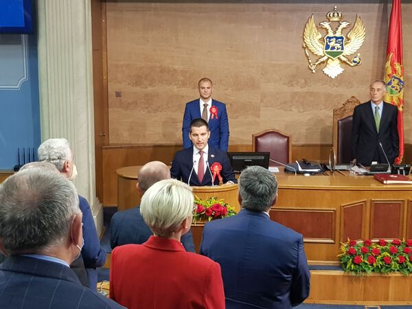 Aleksa Bečić, novi predsednik Skupštine Crne Gore /video, foto/ - Sputnik Srbija