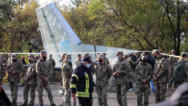 Olupina vojno-transportnog aviona An-26 ukrajinskog ratnog vazduhoplovstva - Sputnik Srbija
