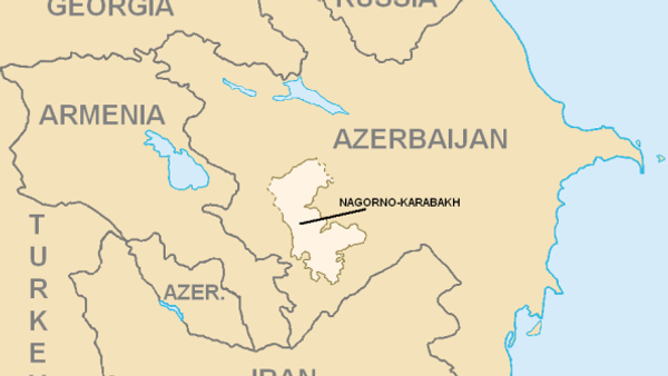 Мапа Нагорно-Карабаха - Sputnik Србија