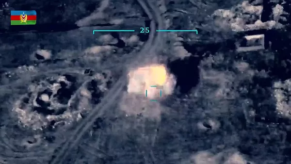 Napad azerbejdžanske armije na ciljeve u Nagorno-Karabahu - Sputnik Srbija