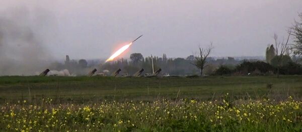 Ракетни системи Град азербејџанских оружаних снага  - Sputnik Србија