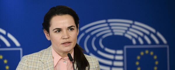 Бивши председнички кандидат на изборима у Белорусији Светлана Тихановска  - Sputnik Србија