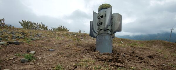 Ракета испаљена из система Смерч у Нагорно-Карабаху - Sputnik Србија