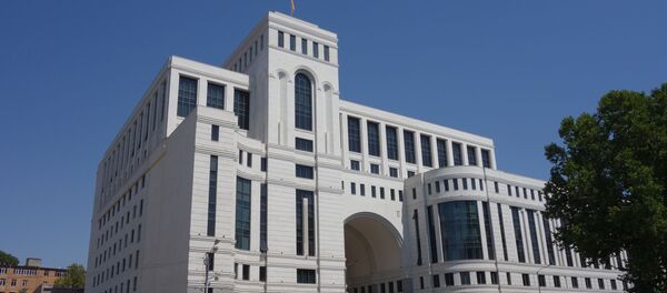 Зграда Министарства спољних послова Јерменије у Јеревану - Sputnik Србија