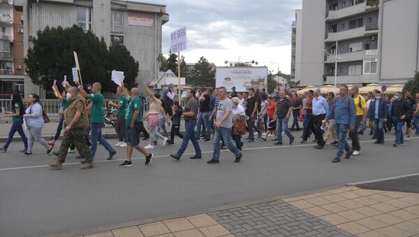 Protest Lozničana protiv rudnika pokretanja rudnika litijuma - Sputnik Srbija