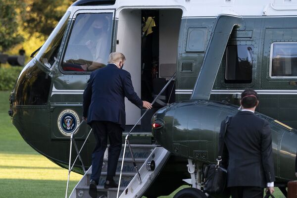 Трамп у болници због короне /видео, фото/ Трамп у болници због короне /видео, фото/ - Sputnik Србија