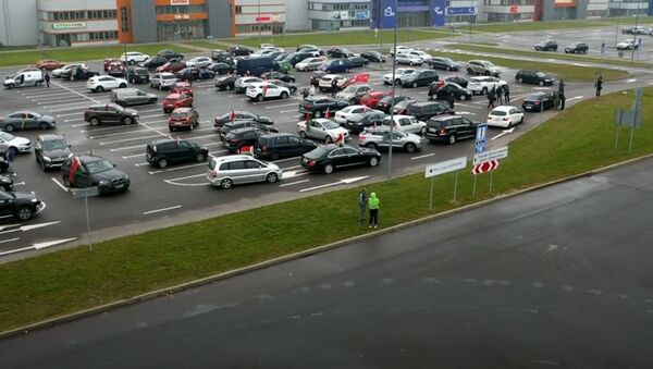 Auto-trka u Belorusiji u znak podrške Lukašenku  - Sputnik Srbija
