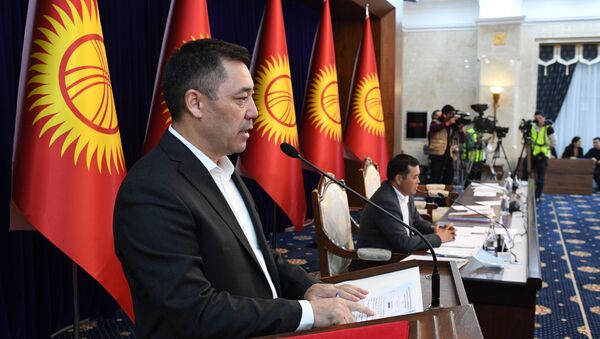 Novoizabrani premijer Kirgizije Sadir Žaparov - Sputnik Srbija