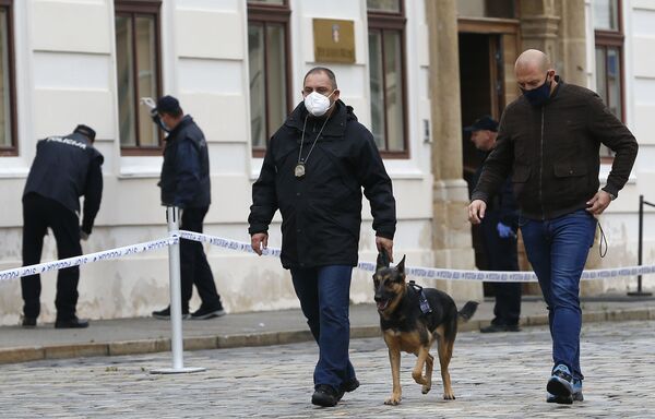 Ванредно у Загребу: Град надлећу хеликоптери, парламент прекинуо рад Ванредно у Загребу: Град надлећу хеликоптери, парламент прекинуо рад - Sputnik Србија