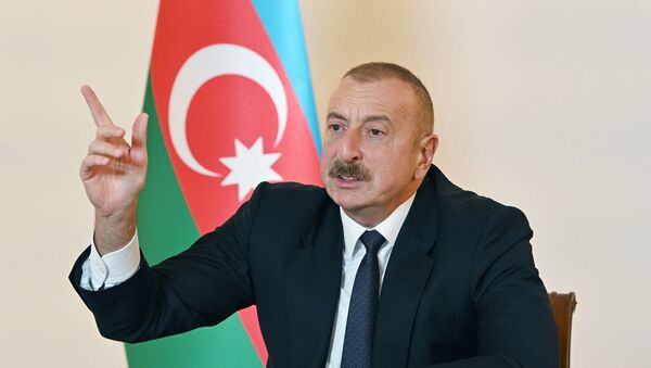 Predsednik Azerbejdžana Ilham Alijev - Sputnik Srbija