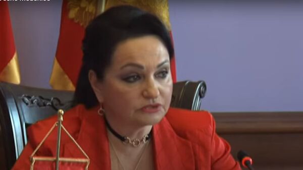 Predsednica Vrhovnog suda Crne Gore Vesna Medenica - Sputnik Srbija