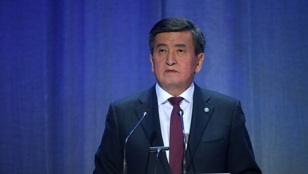 Predsednik Kirgizije Soronbaj Ženbekov - Sputnik Srbija