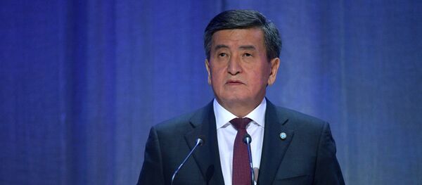 Predsednik Kirgizije Soronbaj Ženbekov - Sputnik Srbija