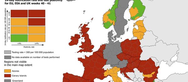 Eвропскa карт ограничења кретања због короне Eвропскa карт ограничења кретања због короне - Sputnik Србија
