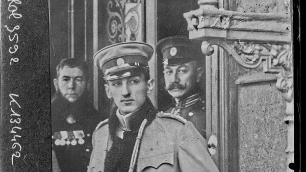 Престолонаследник Ђорђе у Санкт Петербургу. 17. октобра 1908. - Sputnik Србија