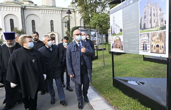 Parastos za 28 crvenoarmejaca: Izložene fotografije Rusa koji su život dali za Srbiju Parastos za 28 crvenoarmejaca: Izložene fotografije Rusa koji su život dali za Srbiju - Sputnik Srbija