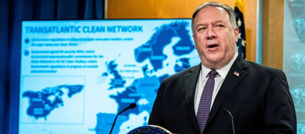 Амерички државни секретар Мајк Помпео Амерички државни секретар Мајк Помпео - Sputnik Србија