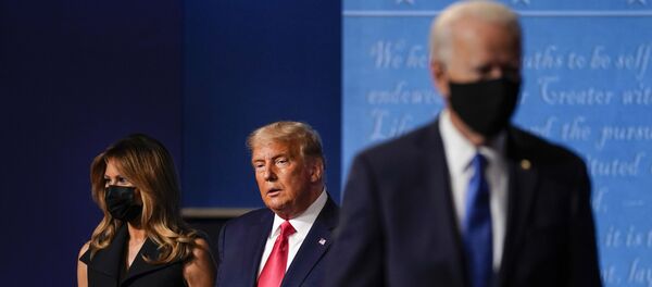 Доналд Трамп и Џо Бајден - Sputnik Србија