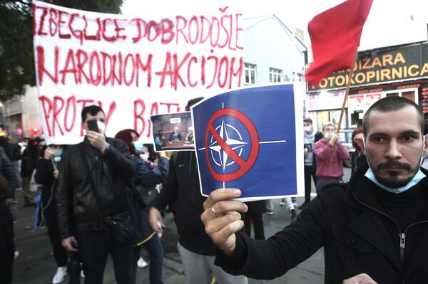 Завршен протест грађана и Народних патрола против мигрантског насиља /видео/ - Sputnik Србија