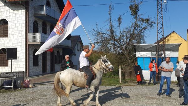 Протест у селу Брезјак код Лознице.  - Sputnik Србија