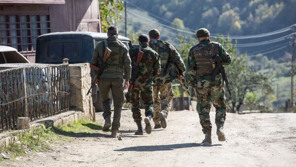 Наоружани пропадници Армије одбране Карабаха  - Sputnik Србија