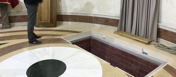 Grobno mesto u koje će mitropolit Amfilohije biti položen - Sputnik Srbija