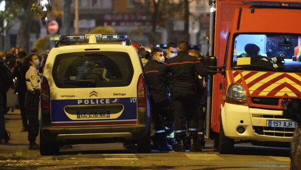 Pripadnici policije u francuskom Lionu - Sputnik Srbija