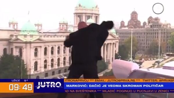 Dragan Marković Palma obara Filipa Čukanovića u tv programu - Sputnik Srbija