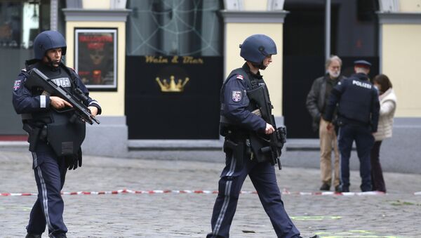 Policija u Beču posle terorističkog napada - Sputnik Srbija