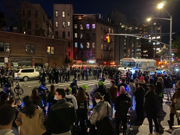 Акция протеста после дня выборов в Манхэттене, штат Нью-Йорк - Sputnik Србија