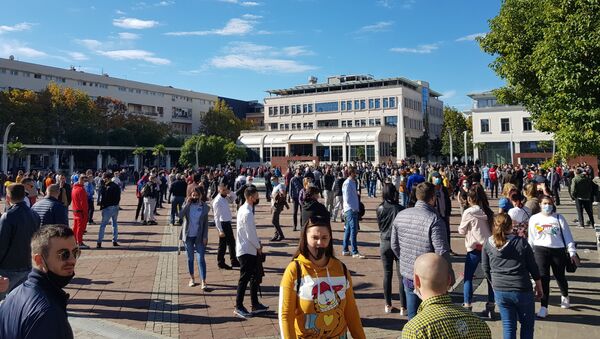 Протест угоститеља у Подгорици - Sputnik Србија