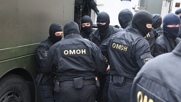 Specijalne snage policije u Minsku - Sputnik Srbija