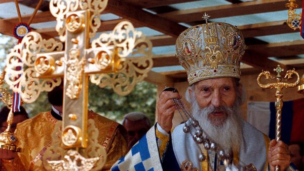 Patrijarh Pavle, poglavar Srpske pravoslavne crkve,16. maja 2008. godine - Sputnik Srbija