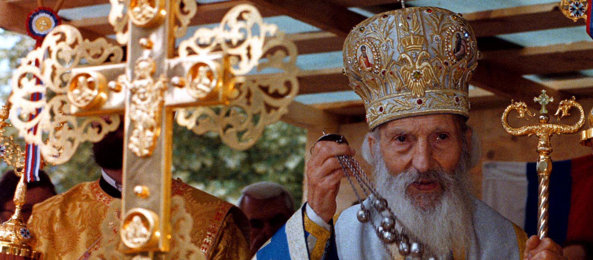 Patrijarh Pavle, poglavar Srpske pravoslavne crkve,16. maja 2008. godine - Sputnik Srbija, 1920, 15.11.2020