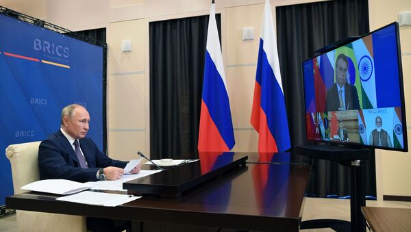 Vladimir Putin na 12 samitu BRIKS-a - Sputnik Srbija