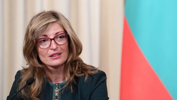 Министарка спољних послова Бугарске Екатерина Захаријева - Sputnik Србија
