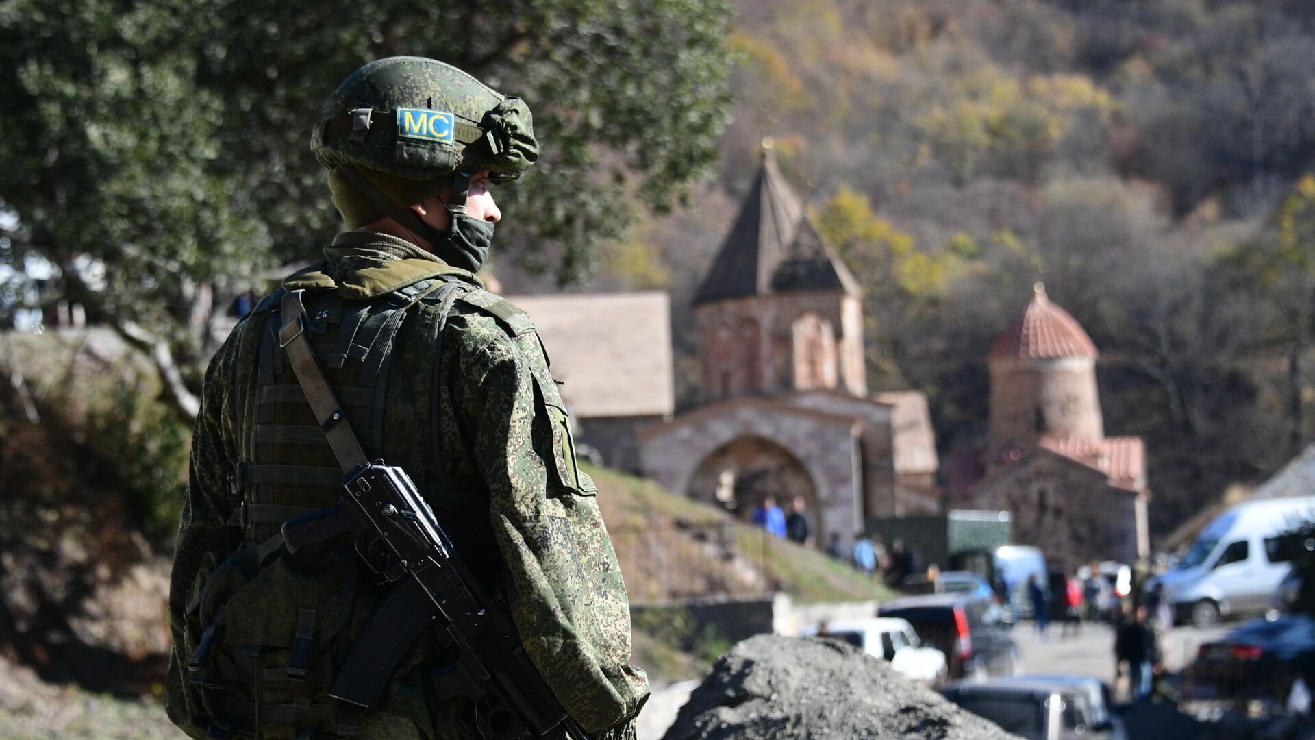 Ruske mirovne snage obezbeđuju manastir Dadivank u Nagorno-Karabahu - Sputnik Srbija, 1920, 27.03.2022