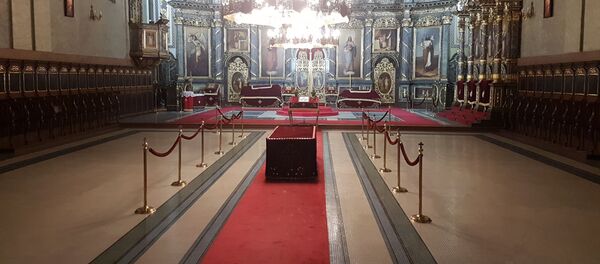 Одар у Саборној цркви у Београду - Sputnik Србија