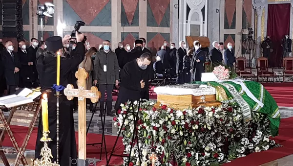 Ivica Dačić na sahrani patrijarha Irineja. - Sputnik Srbija