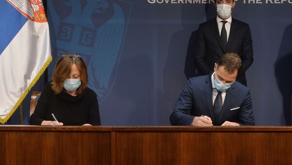 Потписивање уговора за градњу прве деонице ауто-пута Ниш - Мердаре - Sputnik Србија