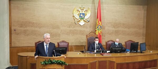 Мандатар Здравко Кривокапић представља предлог владе Црне Горе - Sputnik Србија