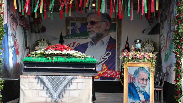 Церемонија сахране иранског нуклеарног научника Мохсена Фахризадеа у Техерану - Sputnik Србија